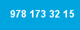978 173 32 15 978 173 32 15